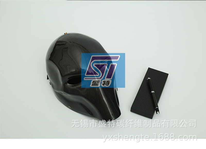 碳纤维面具钢笔 防护面罩 支持定制 碳纤维材料制品