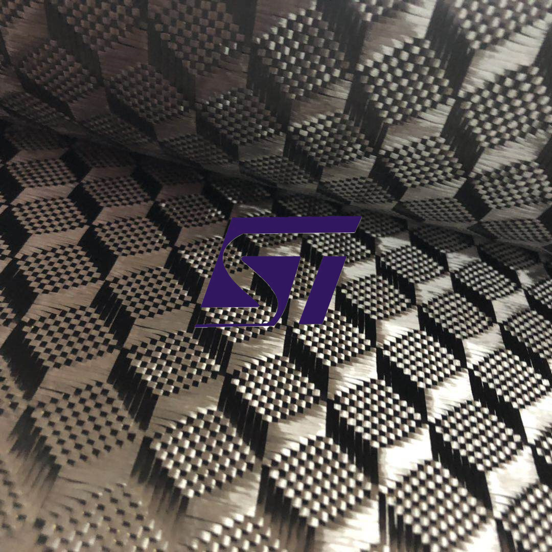 盛特碳纤维布 立体格布真碳纤维 碳纤维汽车改装包覆制作